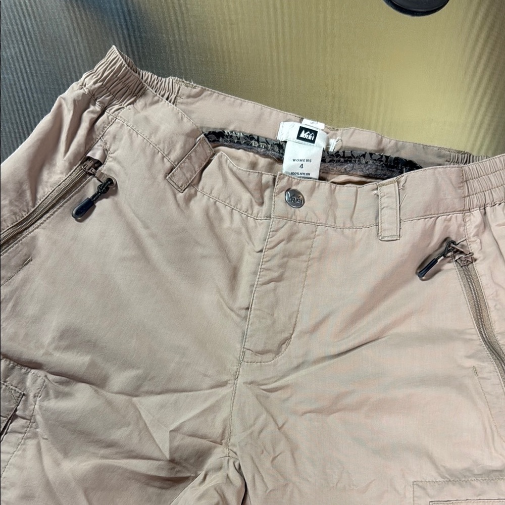 REI Sahara Zip-off Hiking Pants, Women's Light Tan
